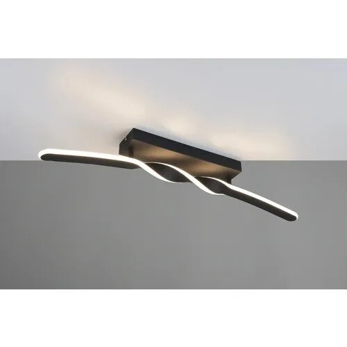 Plafoniera/aplica cu LED integrat Ginko 18W 1980 lumeni, negru
