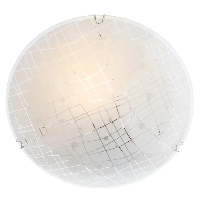 Plafoniera Graf 05-888, 1 x E27, D 250 mm, alb, clasic