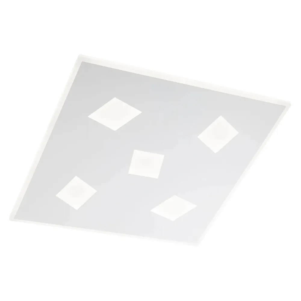 Plafoniera LED Carnival 01-4339, 50 W, 2955 / 3300 / 3020 lm, lumina calda / neutra / rece, alb, modern