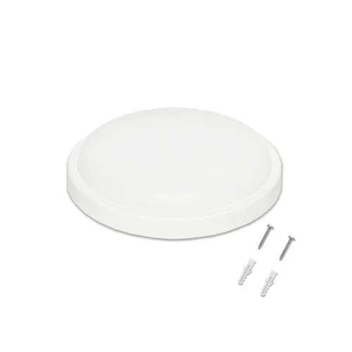 Plafoniera LED cu senzor miscare si senzor crepuscular 24W 4000K IP65 260 mm — imaginea 2