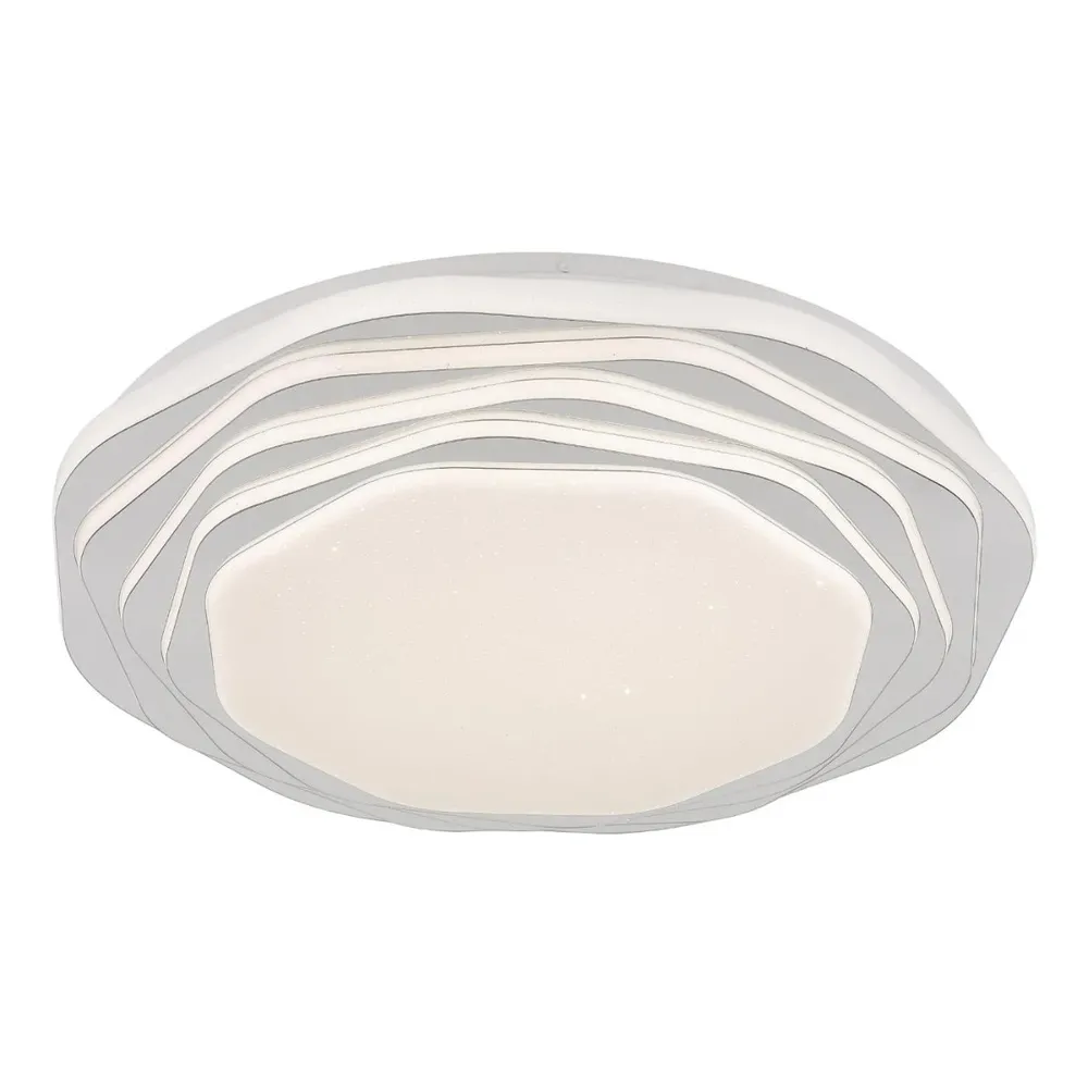 Plafoniera LED Flordelis 48036-36, 36 W, 1271 lm, lumina calda / neutra / rece, alb, modern