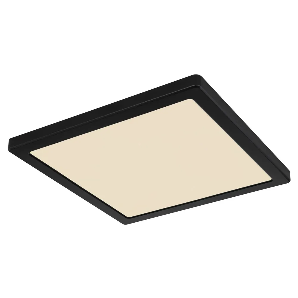 Plafoniera LED Lasse 12380-24B, 24 W, 2000 lm, lumina calda / neutra / rece, negru, modern