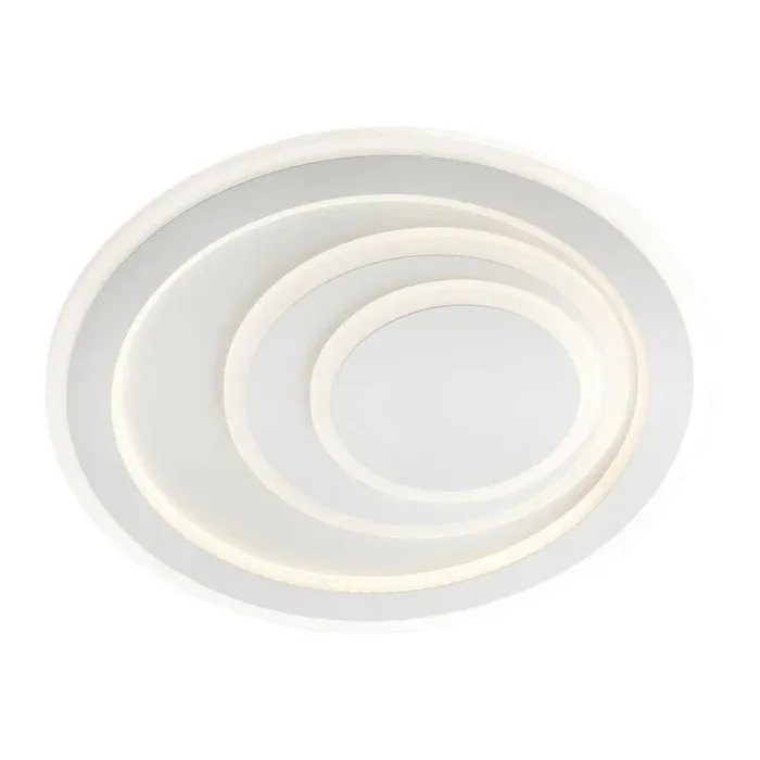 Plafoniera LED Oma 01-4043, 40 W, 2210 lm, lumina neutra, alb mat + alb satinat, modern