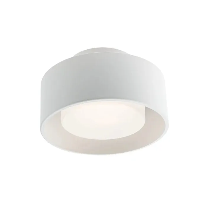 Plafoniera LED Punkt, 6 W, lumina calda, alb, 95x150mm
