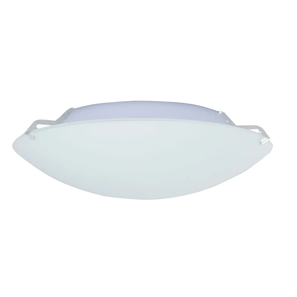 Plafoniera LED Vicky, 1000 lm, lumina calda, D 25 cm, alb