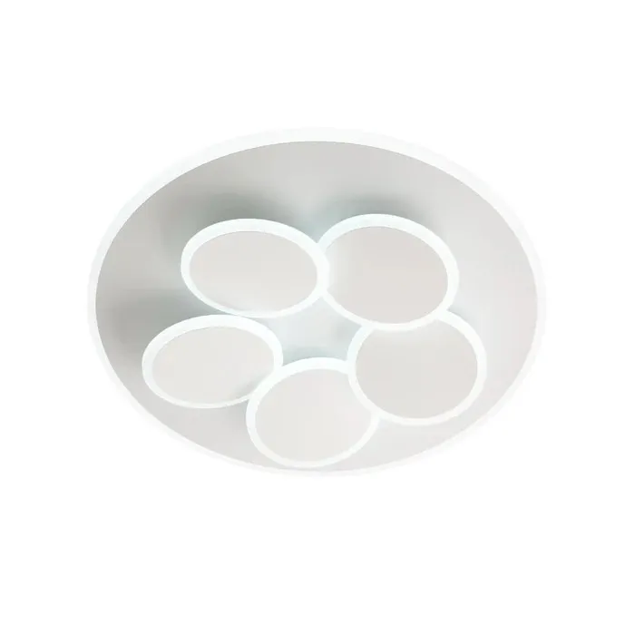 Plafoniera LED Visio 05-1027, 40 W, 2600 lm, lumina calda / neutra / rece, alb, modern