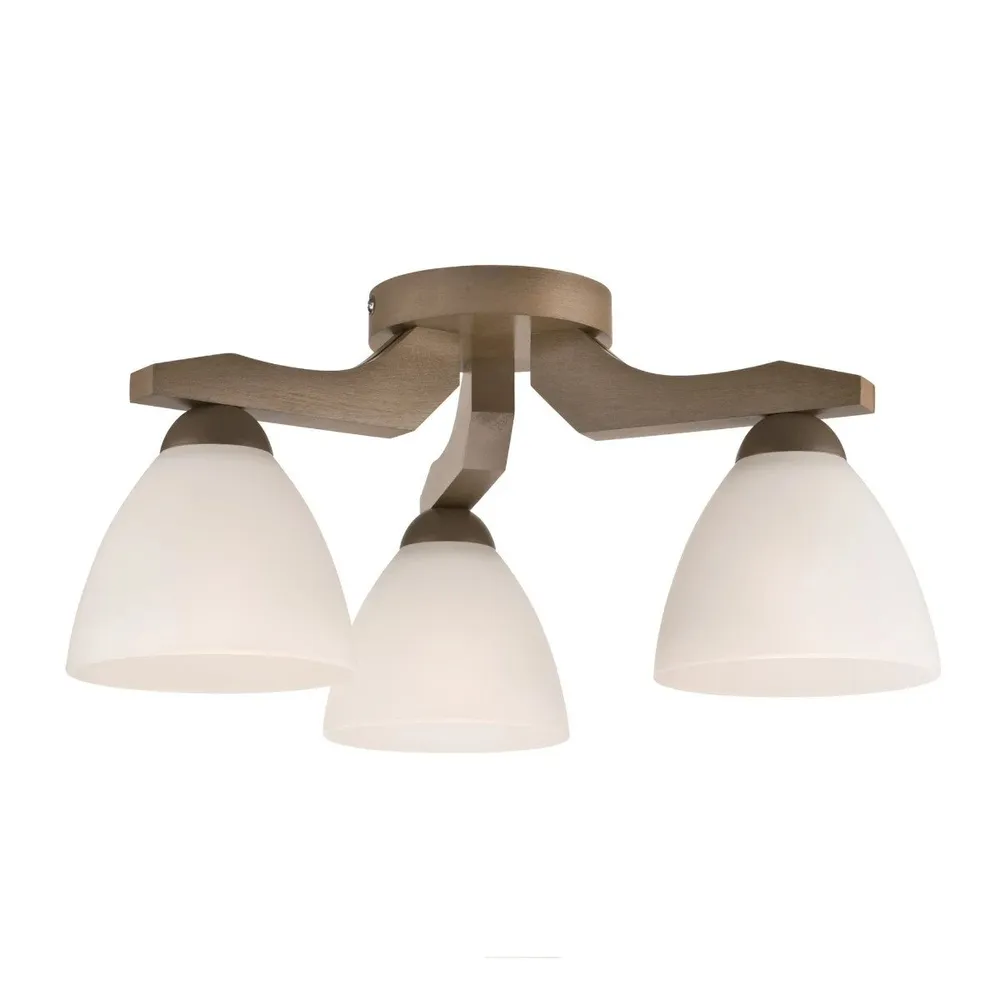 Plafoniera tip lustra Adriano 27470, 3 x E27, sonoma, modern