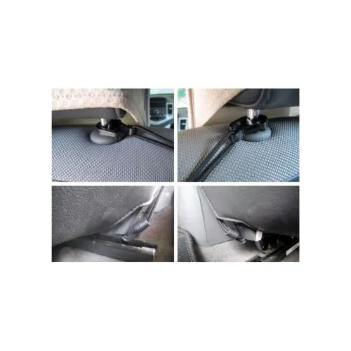 Plasa bagaje verticala intre scaune fata auto organizator universala 25x26cm — imaginea 2