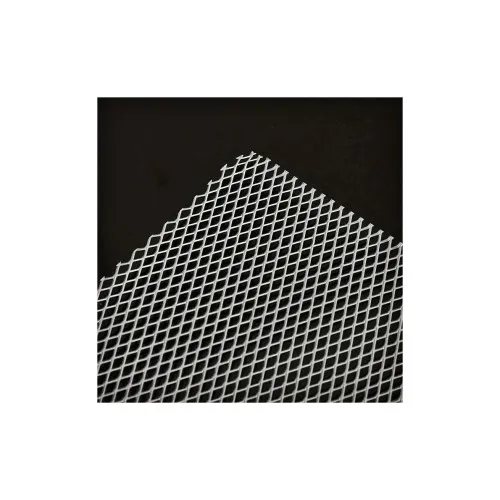 Plasa tuning argintie / crom metalica 100x33cm