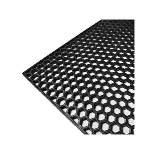 Plasa tuning auto neagra plastic 120 x 40 cm model fagure — imaginea 2