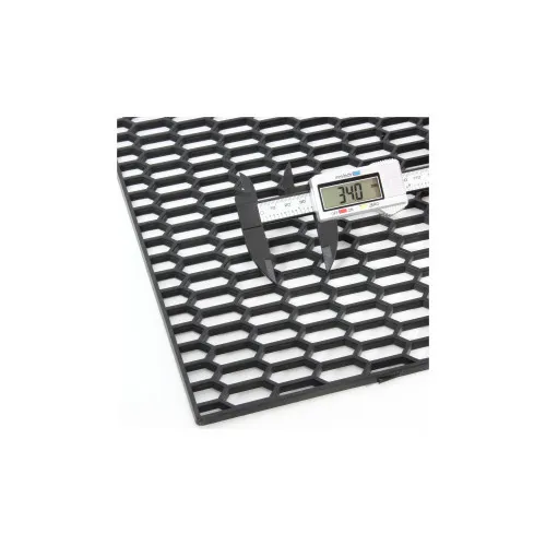 Plasa tuning auto neagra plastic orificii mari 120,5 x 39,5 cm — imaginea 2