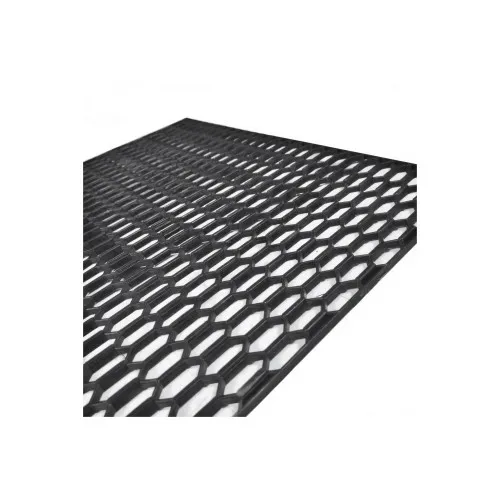 Plasa tuning auto neagra plastic orificii mari 120,5 x 39,5 cm — imaginea 4