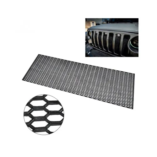 Plasa tuning auto neagra plastic orificii mari 120,5 x 39,5 cm