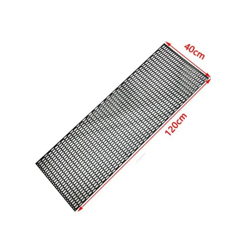 Plasa tuning auto neagra plastic orificii mari 120,5 x 39,5 cm — imaginea 5
