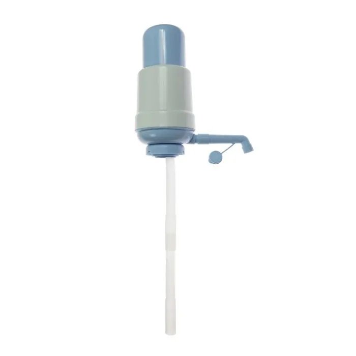 Pompa de apa manuala B00012, cu tija extensibila, 3-19 L, albastru + alb