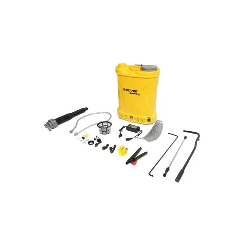 Pompa de stropit vermorel 2 in 1 manuala si electrica rezervor 18L baterie 12V 8Ah debit 3.1 l/min — imaginea 3