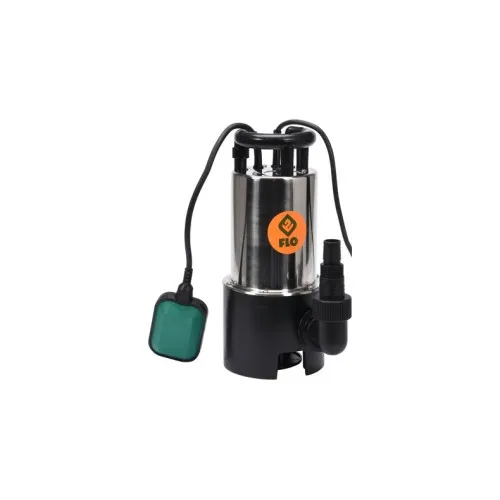 Pompa submersibila apa curata si murdara 1100W inox cu plutitor 10 m FLO — imaginea 2