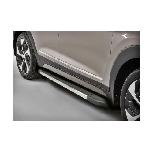 Praguri laterale auto negre aluminiu compatibile Dacia Logan II MCV 2014-2021 +UD13-BRK01