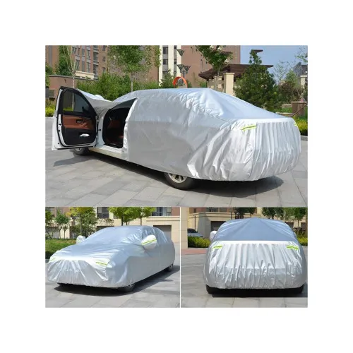 Prelata auto universala premium berlina S 4.15x1.7x1.5m impermeabila cu fermoar — imaginea 2