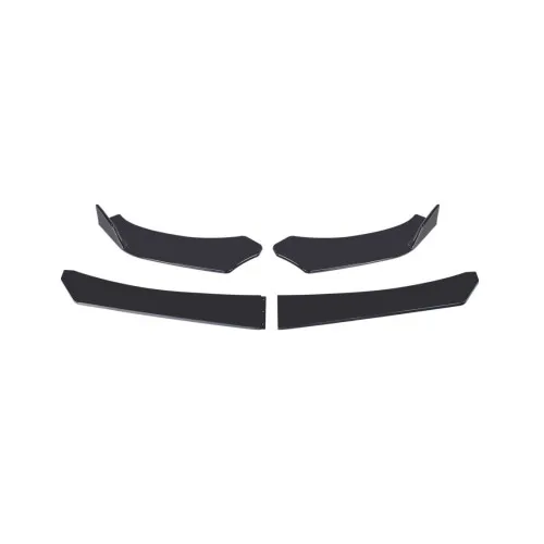 Prelungire bara fata auto universala spoiler 177cm negru lucios 4 piese — imaginea 2