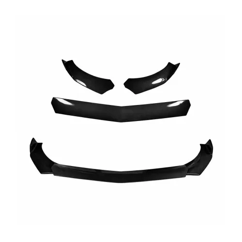 Prelungire bara fata auto universala spoiler 181cm negru lucios 3 piese — imaginea 2
