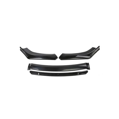 Prelungire bara fata universala spoiler auto negru lucios 175 cm din ABS flexibil 4 piese — imaginea 4
