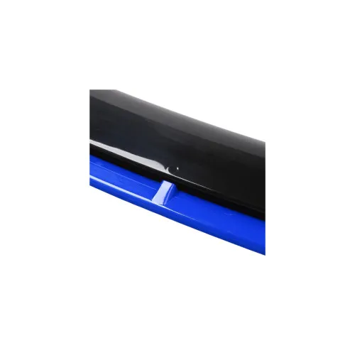 Prelungire bara fata universala spoiler auto negru lucios cu albastru 175 cm din ABS flexibil 4 piese — imaginea 5
