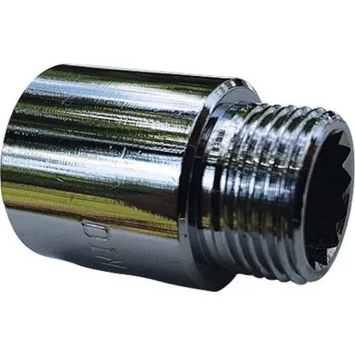 Prelungire din alama cromata 1/2”x20 mm