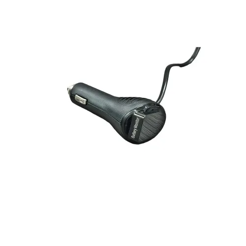 Prelungitor bricheta cu USB si voltmetru Premium Negru — imaginea 2