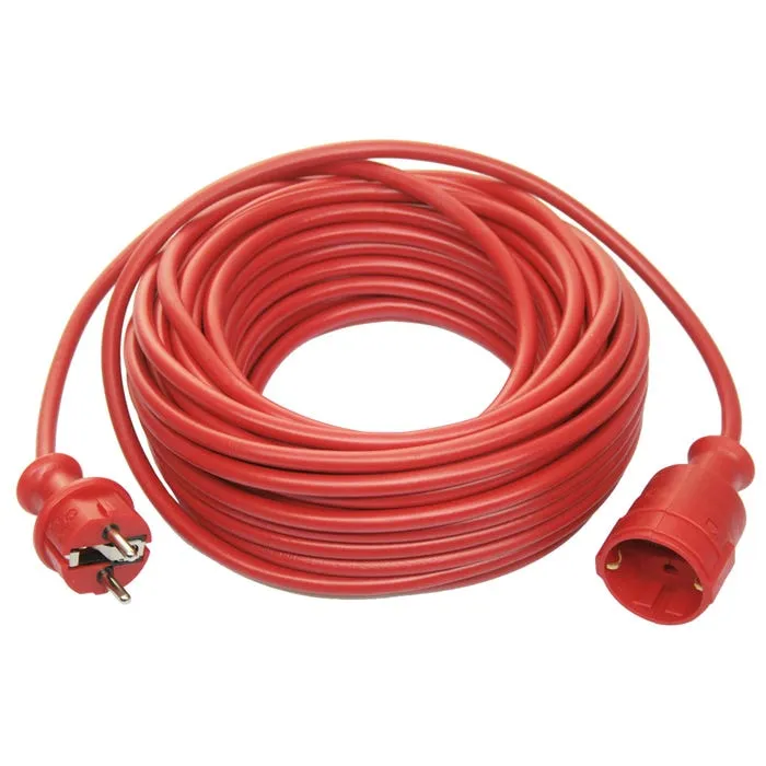 Prelungitor cu fisa si cupla, contact de protectie, 25 m, 3 x 1.5 mmp