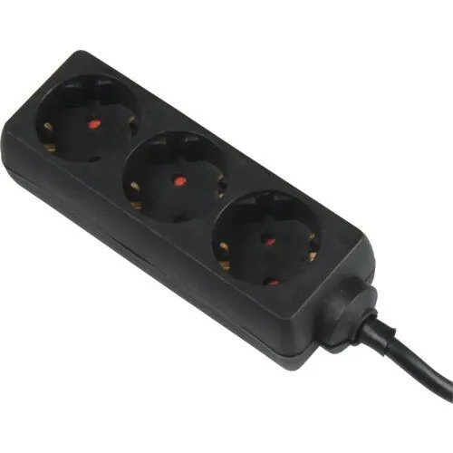 Prelungitor electric 3 prize 1, 4m 3500W negru