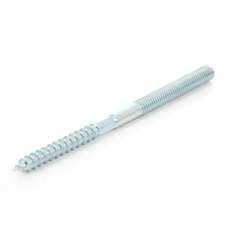 Prezon lemn / metal, din otel, zincat alb, M8 x 120 mm, L45/M50 - SW6