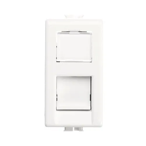 Priza date RJ45 Bticino Matix CAT5e, alb, 1 priza, IP 20