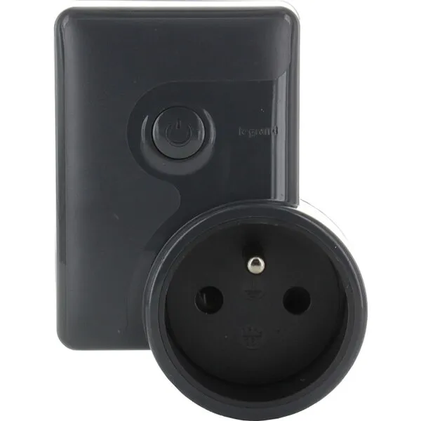 Priza inteligenta LEGRAND L064840, Wi-Fi, ZigBee, negru