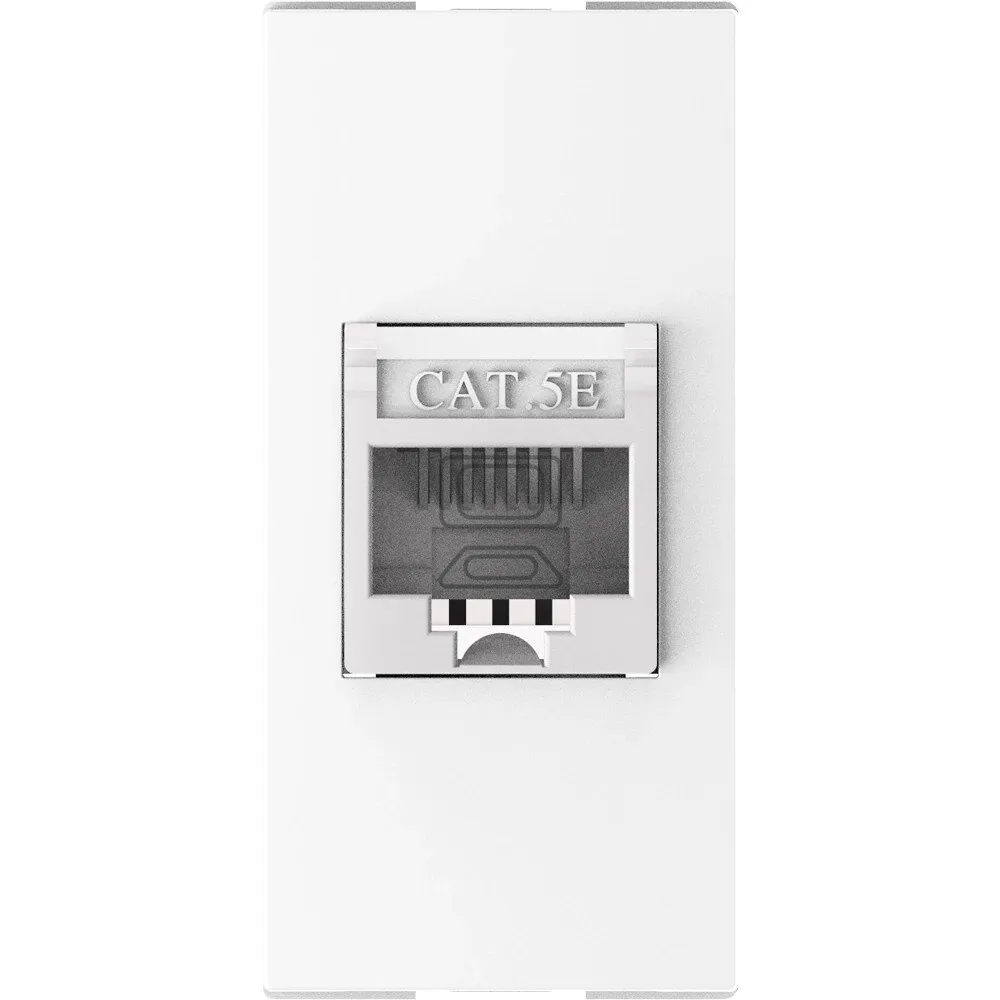 Priza internet HIMEL, interior, IP20, 1 modul, alb