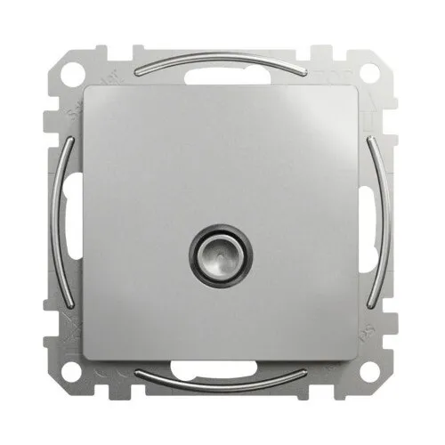 Priza TV 1 loc, Schneider Sedna, aluminiu, IP20