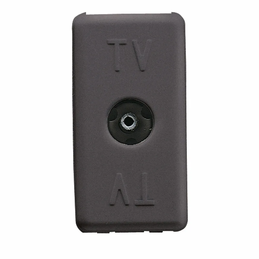 Priza TV direct, Gewiss System SY/BK GW21228-1BL, incastrata, modulara - 1, Negru