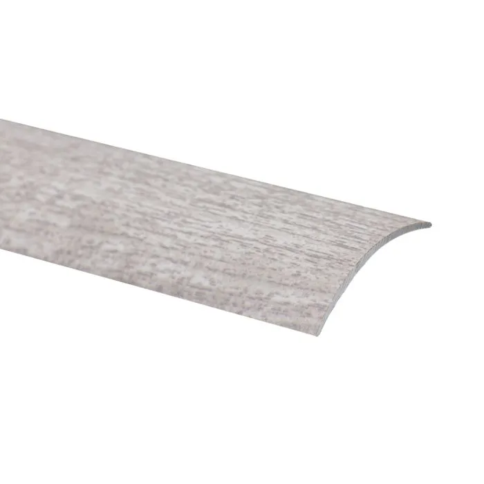 Profil de trecere din aluminiu S03, latime 30 mm, stejar gri, 93 cm