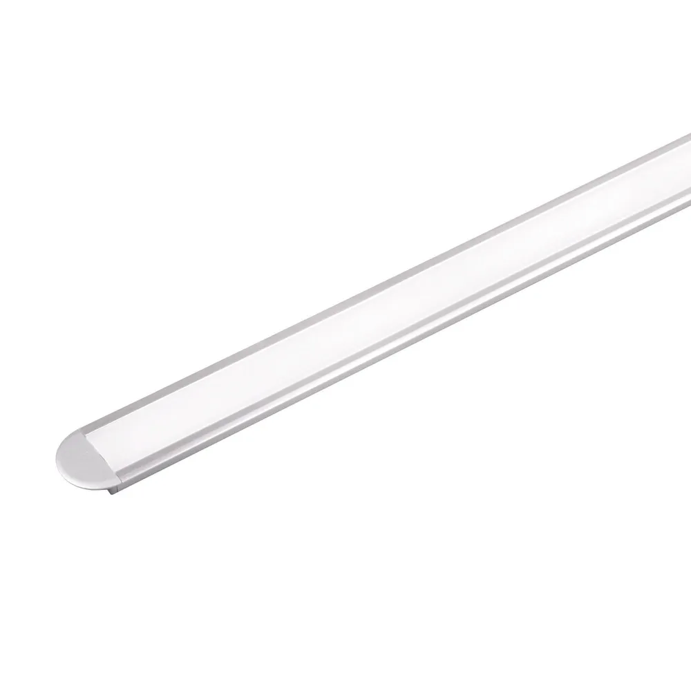 Profil incastrat, 1m, aluminiu, gri, cu accesorii