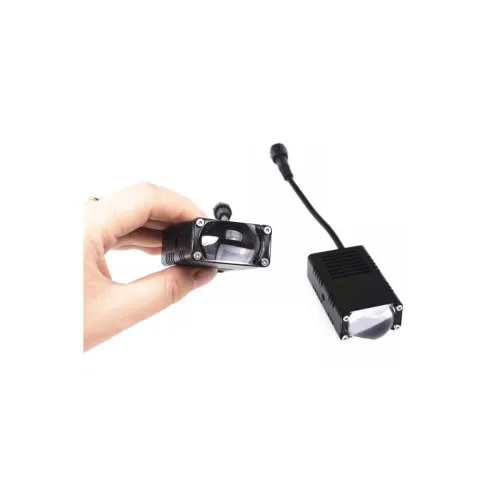 Proiectoare lupa LED 15W 12V-24V lumina alba sau galbena montaj grila set 2 bucati — imaginea 2