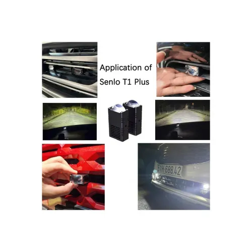 Proiectoare lupa LED 15W 12V-24V lumina alba sau galbena montaj grila set 2 bucati — imaginea 5