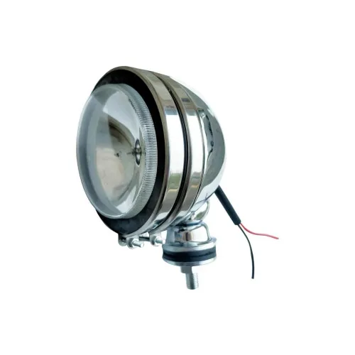 Proiector auto halogen H3 12V 55W rotund cromat 15.8 cm — imaginea 2