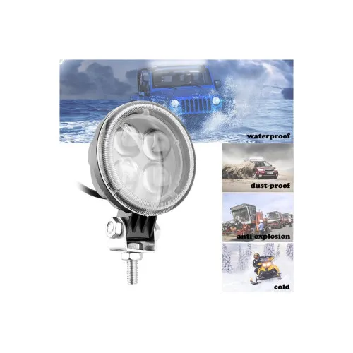 Proiector LED 12W 935 lm 10V-30V Spot 30° 4D cu Angel Eyes — imaginea 7