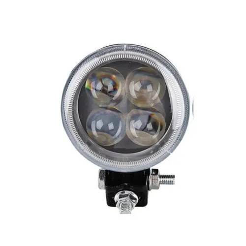 Proiector LED 12W 935 lm 10V-30V Spot 30° 4D cu Angel Eyes
