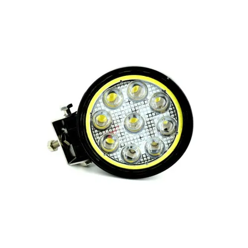 Proiector LED 27W 2200 lm 10V-30V Flood 60° cu Angel Eyes