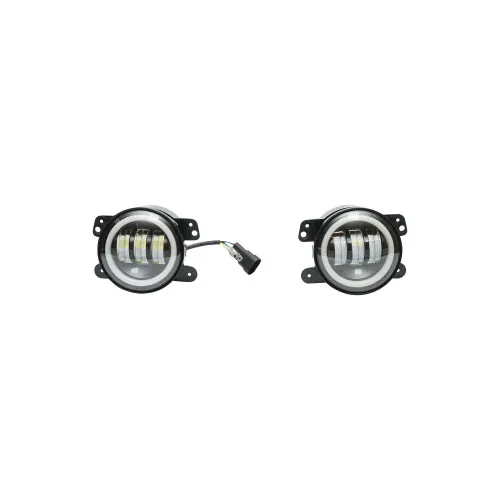 Proiector LED 30W 9-60V 6 LED-uri cu lumina de zi Angel Eyes 6000K