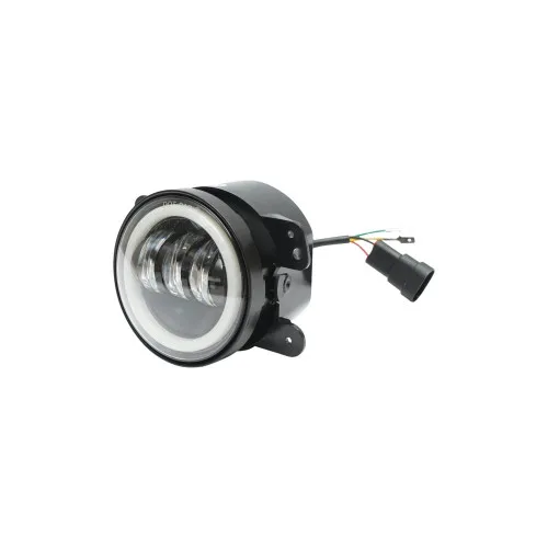 Proiector LED 30W 9-60V 6 LED-uri cu lumina de zi Angel Eyes 6000K — imaginea 4