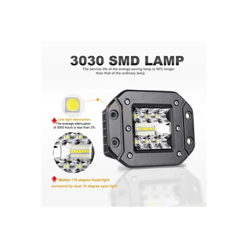 Proiector LED 48W 12V-24V spot 30° 3030 SMD — imaginea 3