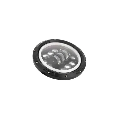 Proiector LED 7 inch 12V 2 faze DRL semnalizare compatibil Jeep Land Rover Mercedes ARO — imaginea 3