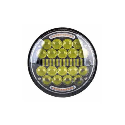 Proiector LED 90W 12V-24V 2 faze DRL galben mufa H4 IP67